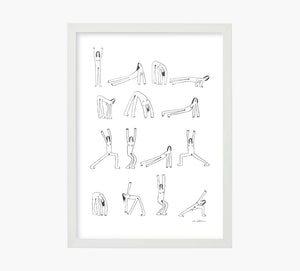 Yoga Art Print