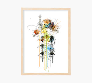Print Casa Batlló Color Explosion