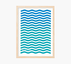 Once Upon a Wave Art Print