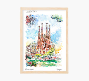 Print Sagrada Família Gaudi