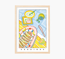 Load image into Gallery viewer, Sardinas Tapas Barcelona Lámina Ar Print Mercilona