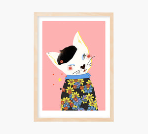 Kate Cat Art Print