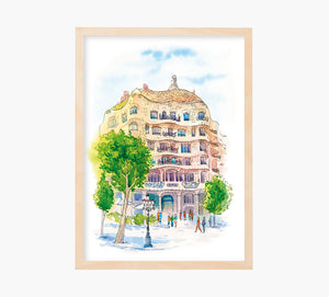 La Pedrera/Casa Milà Art Print