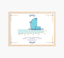 Cargar imagen en el visor de la galería, Playas de Barceloneta Art Print