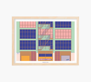 Carrer Llull Art Print
