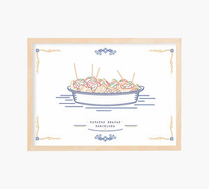 Patatas Bravas Art Print