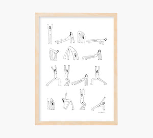 Yoga Art Print