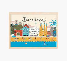 Load image into Gallery viewer, Print Skyline Barcelona
