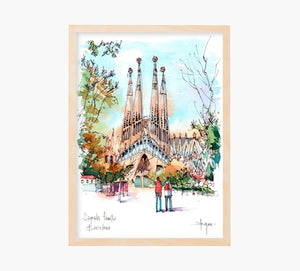 Sagrada Familia Passio Art Print