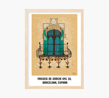 Load image into Gallery viewer, Print Passeig de Gràcia 41