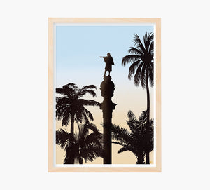Paseo de Colón Art Print