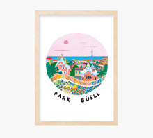 Cargar imagen en el visor de la galería, Catalejo Park Güell Art Print