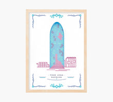 Cargar imagen en el visor de la galería, Torre Agbar Art Print