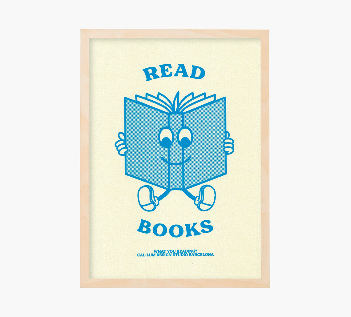 Read Books Art Print – Mercilona