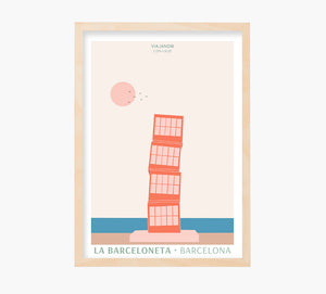 La Barceloneta Art Print