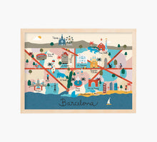 Cargar imagen en el visor de la galería, Print Mapa Barcelona