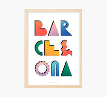 Cargar imagen en el visor de la galería, Barcelona Color Art Print