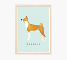 Load image into Gallery viewer, Print Basenji