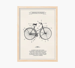 Print Bicycle Anatomy