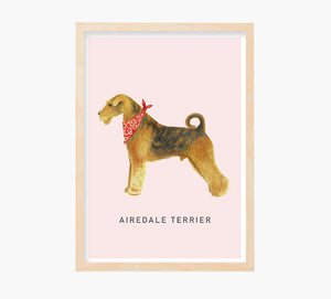 Print Airedale Terrier