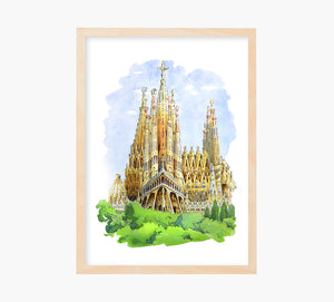 Sagrada Família Art Print