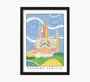 Sagrada Família Barcelona Lámina Ar Print Mercilona