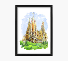 Cargar imagen en el visor de la galería, Sagrada Família Art Print