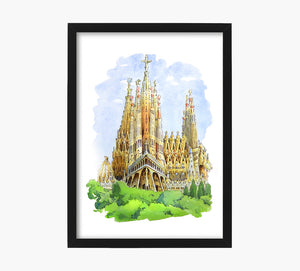 Sagrada Família Art Print