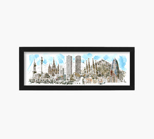 Skyline V1 Art Print
