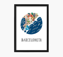Cargar imagen en el visor de la galería, Print Barrio del Barceloneta