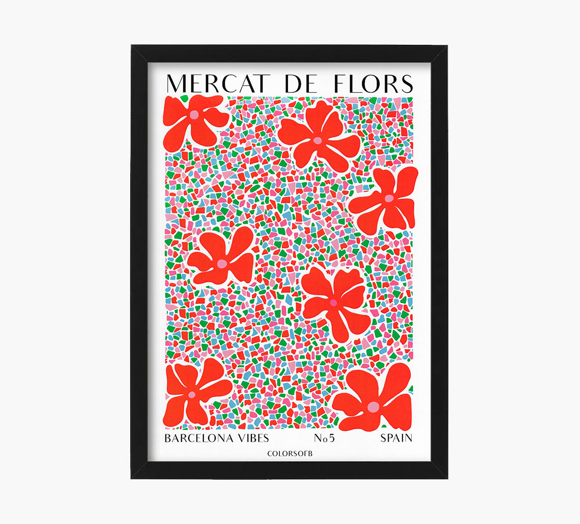 Mercat de Flors Art Print