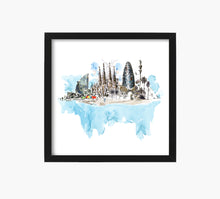 Cargar imagen en el visor de la galería, Barcelona Dream Art Print