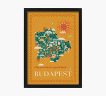 Load image into Gallery viewer, Budapest Map