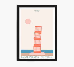 La Barceloneta Art Print