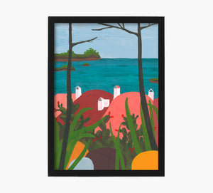 Tejados de S´Alguer Art Print