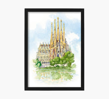 Cargar imagen en el visor de la galería, Print Sagrada Família