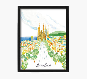 Sagrada Família Vista Art Print