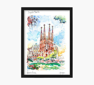 Print Sagrada Família Gaudi