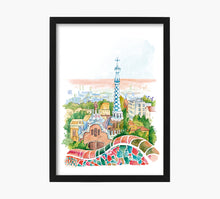 Cargar imagen en el visor de la galería, Print Park Güell
