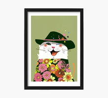 Cargar imagen en el visor de la galería, Stan Cat Art Print