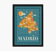Cargar imagen en el visor de la galería, Print Madrid Mapa