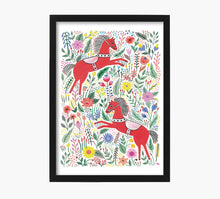 Cargar imagen en el visor de la galería, Caballos Rojos Art Print