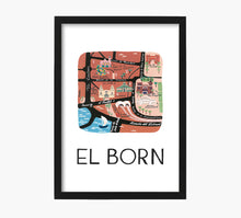 Load image into Gallery viewer, El Born Mapa Art Print