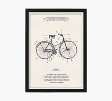 Load image into Gallery viewer, Print Bicycle Anatomy