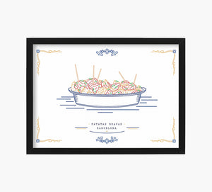 Patatas Bravas Art Print