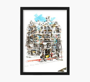 Print Casa Mila La Pedrera