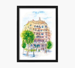 Print La Pedrera/Casa Milà