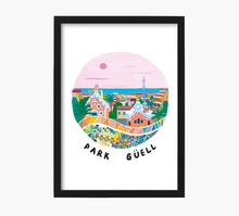 Cargar imagen en el visor de la galería, Catalejo Park Güell Art Print