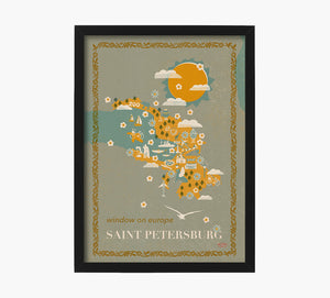 Saint Petersburg Map