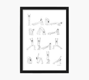 Yoga Art Print